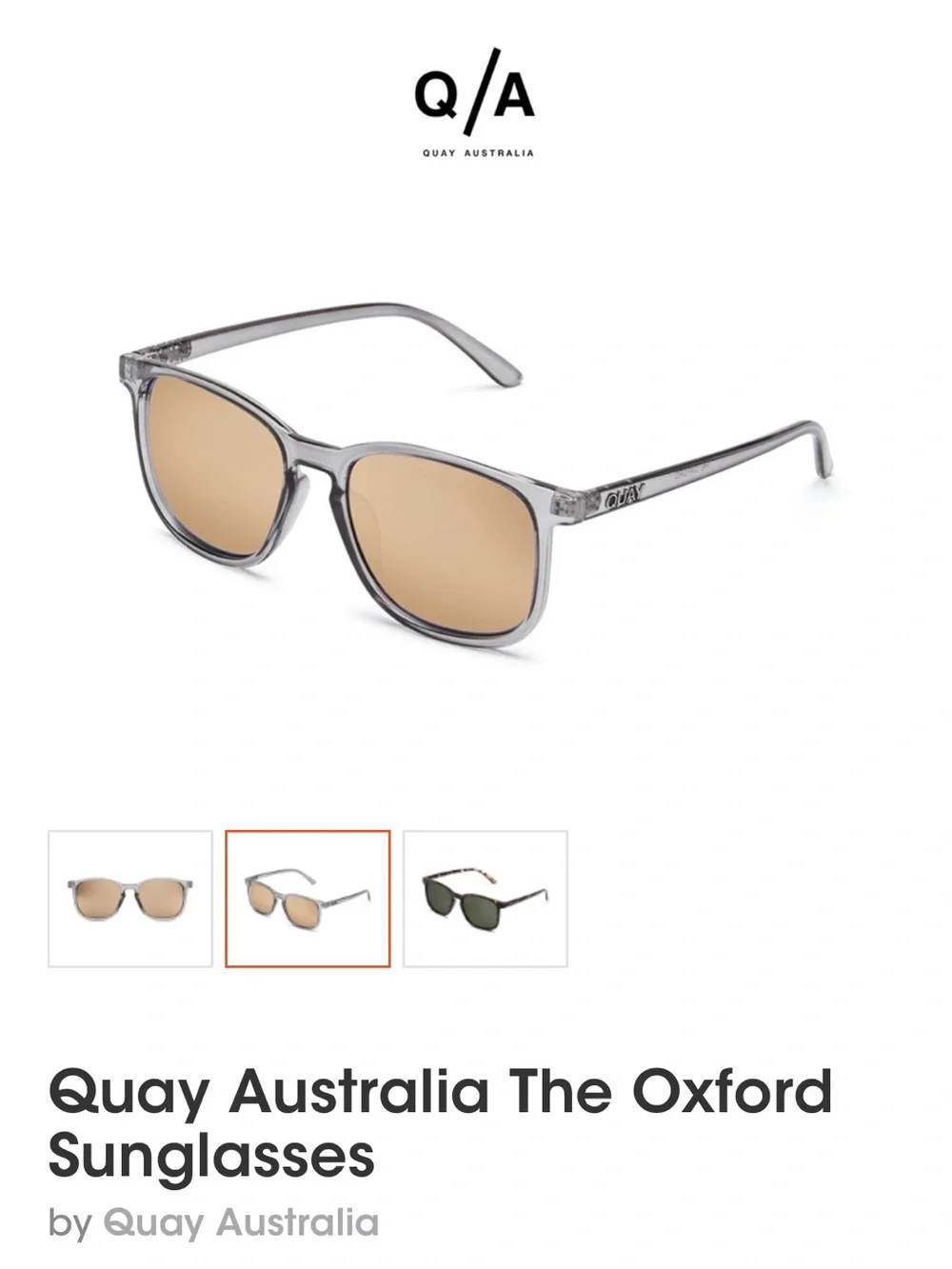 Quay Australia Oxford sunglasses